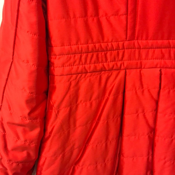 MARC BY MARC JACOBS shiny red button down coat M - Picture 8 of 8